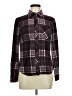 rue21 100% Polyester Plaid Burgundy Long Sleeve Blouse Size M - photo 1