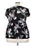 Torrid Black Short Sleeve Blouse Size 5X Plus (6) - photo 2