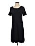 Ann Taylor Solid Black Casual Dress Size S - photo 1