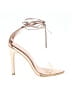PrettyLittleThing Gold Sandals Size 6 - photo 1