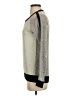 Collective Concepts Metallic Silver Pullover Sweater Size S - photo 5