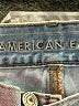 American Eagle Outfitters Chevron-herringbone Blue Jeans Size 2 - photo 4