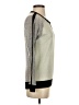 Collective Concepts Metallic Silver Pullover Sweater Size S - photo 4