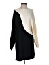 Blu Pepper Color Block Ivory Pullover Sweater Size S - photo 1