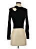 Happily Grey Black Long Sleeve Top Size S - photo 1