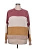 Thread & Supply 100% Polyester Color Block Pink Pullover Sweater Size XXL - photo 1