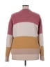 Thread & Supply 100% Polyester Color Block Pink Pullover Sweater Size XXL - photo 2