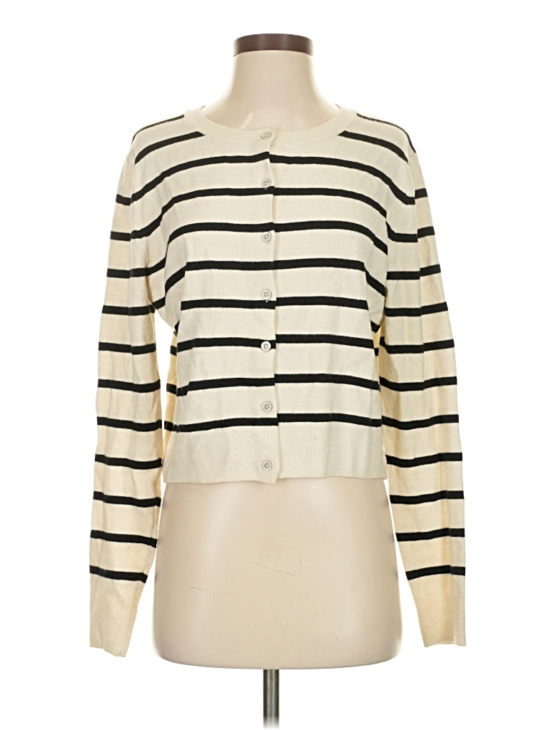 Pre-owned A New Day Cardigan Sweater In White