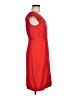 Theory 100% Polyester Solid Red Cocktail Dress Size 8 - photo 4
