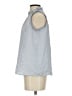 Ann Taylor 100% Polyester Gray Sleeveless Blouse Size XS - photo 5
