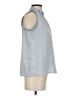 Ann Taylor 100% Polyester Gray Sleeveless Blouse Size XS - photo 4