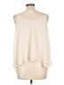 Torrid 100% Polyester Ivory Sleeveless Blouse Size Lg Plus (0) - photo 2