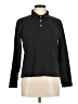 Leallo Black Long Sleeve Polo Size M - photo 1