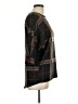 Olivia Blu Plaid Black Poncho Size L - photo 4