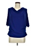 For Cynthia Blue 3/4 Sleeve Blouse Size M (petite) - photo 1