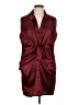 Unbranded Burgundy Cocktail Dress Size L - photo 1