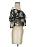 Leith 100% Polyester Black Short Sleeve Blouse Size S - photo 4