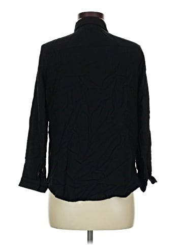Divided by H&M 3/4 Sleeve Button-Down Shirt (view 2)