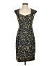 Connected Apparel 100% Polyester Animal Print Blue Cocktail Dress Size S (estimated) - photo 1