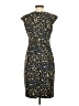 Connected Apparel 100% Polyester Animal Print Blue Cocktail Dress Size S (estimated) - photo 2