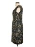 Connected Apparel 100% Polyester Animal Print Blue Cocktail Dress Size S (estimated) - photo 5