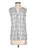Eliane Rose Silver Sleeveless Blouse Size S - photo 1
