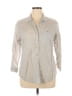 Assorted Brands 100% Cotton Polka Dots Gray 3/4 Sleeve Button-Down Shirt Size 1X - photo 1