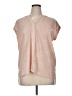 Worthington 100% Polyester Pink Short Sleeve Blouse Size XL - photo 1
