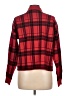 White Birch Plaid Red Cardigan Size L - photo 2