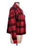 White Birch Plaid Red Cardigan Size L - photo 4