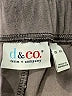 D&Co. Solid Gray Casual Pants Size 4X - photo 4