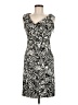 Evan Picone Tropical Black Cocktail Dress Size 6 (petite) - photo 1