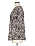 Buffalo by David Bitton 100% Polyester Animal Print Brown Short Sleeve Blouse Size L - photo 5