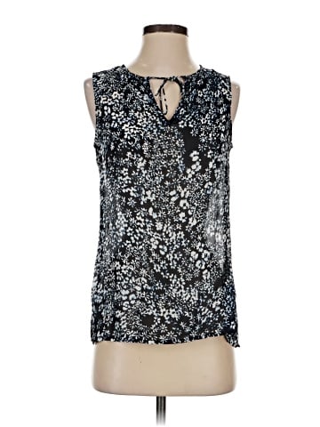 Ecru Sleeveless Silk Top (view 1)