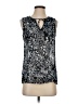 Ecru 100% Silk Silver Sleeveless Silk Top Size XS - photo 1
