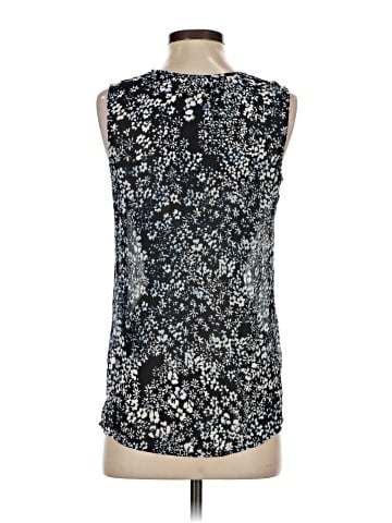 Ecru Sleeveless Silk Top (view 2)