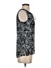 Ecru 100% Silk Silver Sleeveless Silk Top Size XS - photo 4