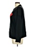 Shein Curve 100% Acrylic Hearts Black Pullover Sweater Size 12 Plus (0) - photo 5