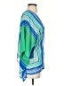 Ann Taylor 100% Polyester Blue Poncho Size XS - photo 4