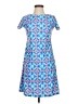 Assorted Brands Print Blue Casual Dress Size S - photo 1