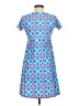 Assorted Brands Print Blue Casual Dress Size S - photo 2