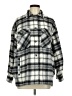 Zara Plaid Gray Coat Size M - photo 1