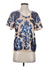 Tracy Reese 100% Polyester Blue Short Sleeve Blouse Size XS - photo 1