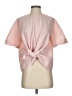 Dotori Pink Short Sleeve Blouse Size S - photo 1