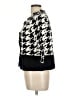 Worthington Houndstooth Black Pullover Sweater Size L - photo 5