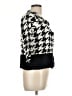 Worthington Houndstooth Black Pullover Sweater Size L - photo 4