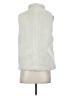 J.Crew 100% Polyester Ivory Faux Fur Vest Size S - photo 2