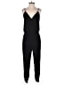 Aqua 100% Polyester Solid Black Jumpsuit Size XS - photo 1