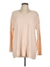 Chico's Orange Pullover Sweater Size Lg (2) - photo 1