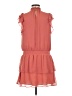 Express 100% Polyester Solid Orange Casual Dress Size M - photo 2